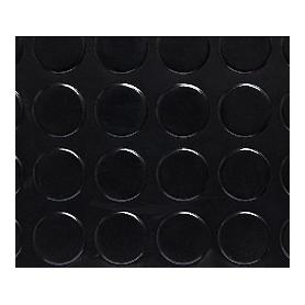 PAVIMENTO PVC CIRCULOS NEGRO 1,3 M 20MT