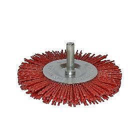 DISCO ABRASLON  75MM. ROJO CON EJE