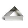 MOLDE EMPLATADOR INOX. TRIANGULAR 8X4 CM 2151