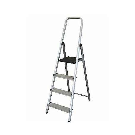 ESCALERA ALUMINIO 4 PELDAÑOS HOGAR EN131