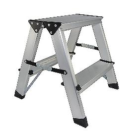 TABURETE ALUMINIO PLEGABLE 2 PELD.37X37