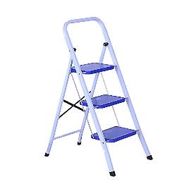 TABURETE 3 PELDAÑOS TUBO CUADRADO