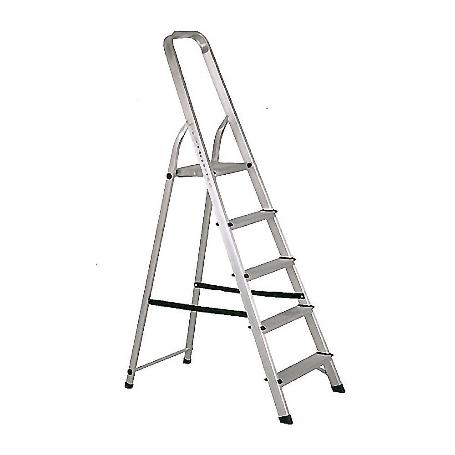 ESCALERA ALUMINIO 5 PELDAÑOS HOGAR EN131