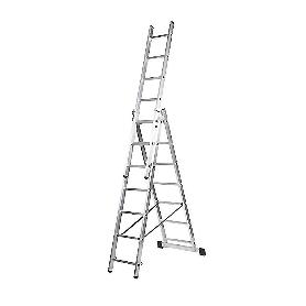 ESCALERA ALUMINIO INDUSTRIAL TRIPLE 9 P.