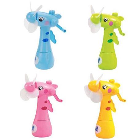 VENTILADOR PULVERIZADOR MANO ANIMAL SURTIDO