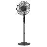 VENTILADOR PIE SOBREMESA PREMIUM BLACK 45CM 45W