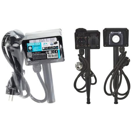 PINCHO 2 ENCHUFES + PROGRAMADOR EXTERIOR