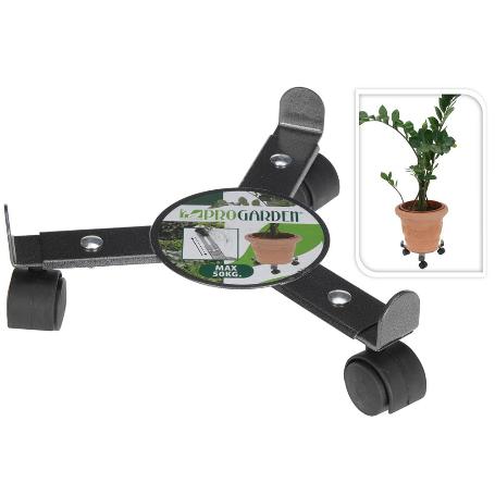 SOPORTE MACETAS RUEDAS 225/300 MM 50 KG