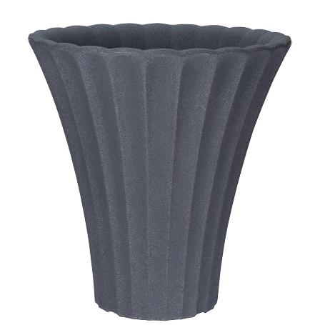 MACETA RESINA GRIS 40X42 CM