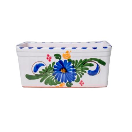JARDINERA CERAMICA FLOR 80X20 CM