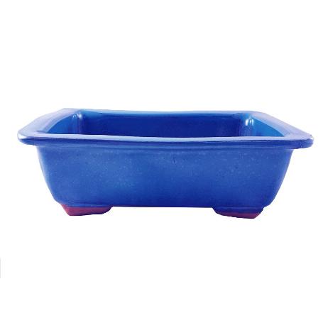 MACETA BONSAI N1 27X19 CM AZUL