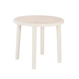 MESA RESINA TOSSA 86CM CREMA