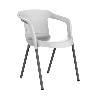 SILLON RESPALDO ALTO MALTA BLANCO