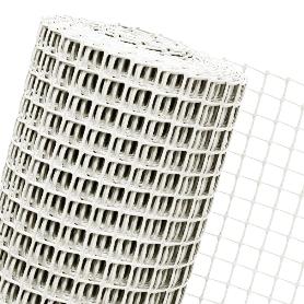 MALLA PLAST. BLANCA 24X19MM CUADRADO 25MT