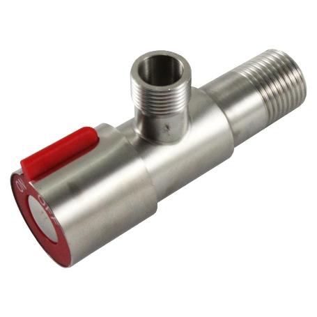 LLAVE ESCUADRA INOX ROJA 2183VM