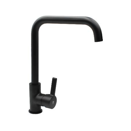 MONOMANDO FREGADERO VERT. MOMO NEGRO MATE