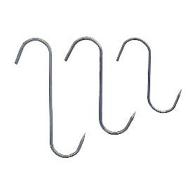 GANCHO CARNICERO 16CM. INOX. 10UD