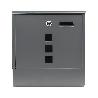 BUZON ACERO GRIS MODERNO PW617