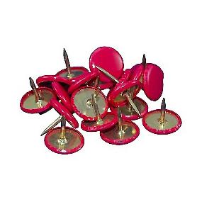 CHINCHETAS ROJAS N.5 PLASTIFICADAS