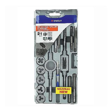 ESTUCHE MACHOS Y COJINETES 21P