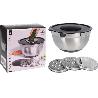 ENSALADERA + RALLADOR + MEZCLADOR 4 PIEZAS