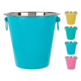 CUBO CHAMPAN 20 CM INOX COLORES SURTIDO