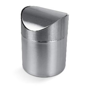 PAPELERA SOBREMESA INOXIDABLE 6X6X22 CM