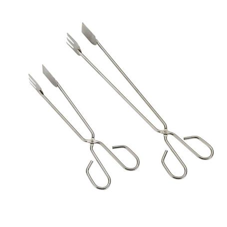 TENACILLA PINZA INOX 18/8 PALA CORTA 26 CM