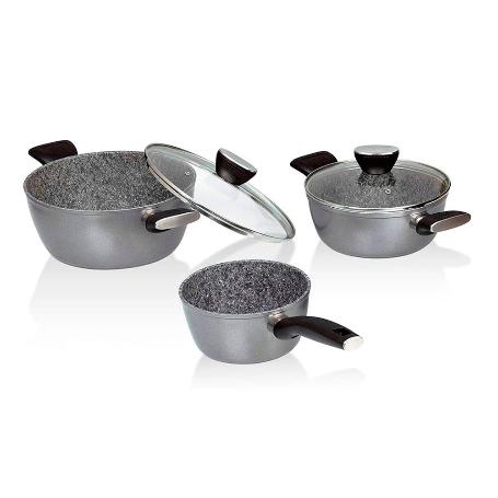 BATERIA COCINA FULL INDUCTION 3 PIEZAS HBAT3700