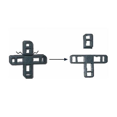 CRUCETAS DE PLASTICO 10 MM.