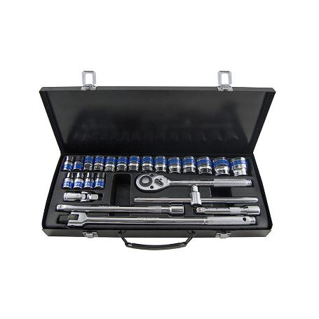 LLAVES VASO 24 PZAS 1/2  CROMO VANADIO