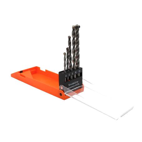 BROCAS DE WIDIA 4 A 10 MM  (5 BROCAS)