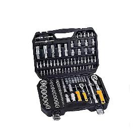 LLAVES VASO 1/4 -1/2  110 PIEZAS CON MANGOS