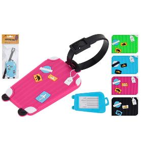 ETIQUETA EQUIPAJE DECORADA SURTIDA