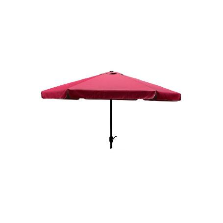 PARASOL METAL 48 MM MANIVELA 3 M GRANATE
