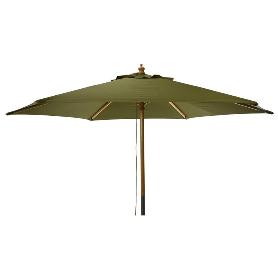 PARASOL MADERA VERDE OLIVA 250 CM
