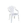 SILLON RESINA REJILLA 8106 BLANCO
