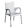 SILLON RESINA ALUMINIO BLANCO 8306AL/1