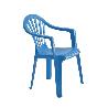SILLON INFANTIL RESINA AZUL