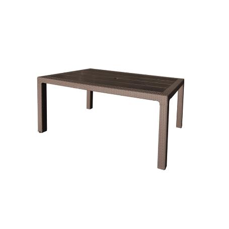 MESA RESINA 150X90 CM WENGUE 4090/08