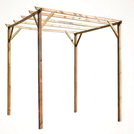 PERGOLA PABELLON MADERA 3X3X2,45 M