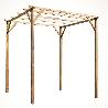 PERGOLA PABELLON MADERA 3X3X2,45 M
