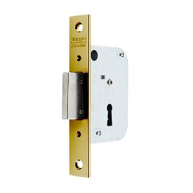 CERRADURA DE EMBUTIR MADERA 2003 PARA PUERTAS DE ENTRADA CON LLAVE DE GORJA, SÓLO PALANCA, ENTRADA DE 30MM, ACABADO