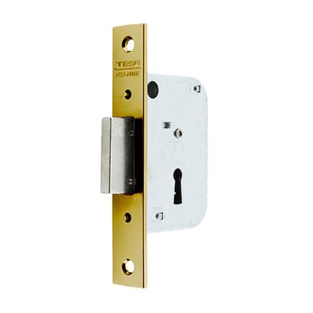 CERRADURA DE EMBUTIR MADERA 2003 PARA PUERTAS DE ENTRADA CON LLAVE DE GORJA, SÓLO PALANCA, ENTRADA DE 30MM, ACABADO