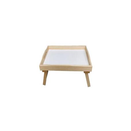 BANDEJA CAMA CON PATAS MADERA 40X24 CM