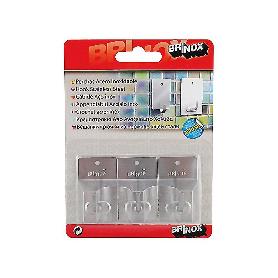 PERCHA MEDIANA ADHESIVA INOX 7026