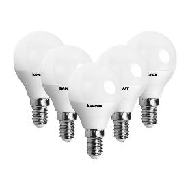 LAMPARAS LED G45 7W E14 LUZ CALIDA ESFERICA ECORAEE 0,11 INC.