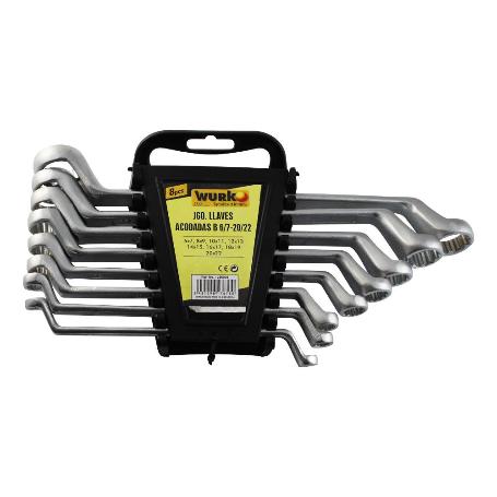 LLAVES ACODADAS C/ VANADIO 8UDS