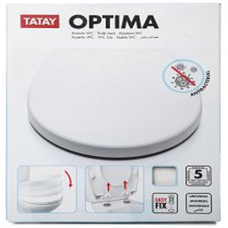 TAPA WC OPTIMA CAIDA LENTA BLANCA