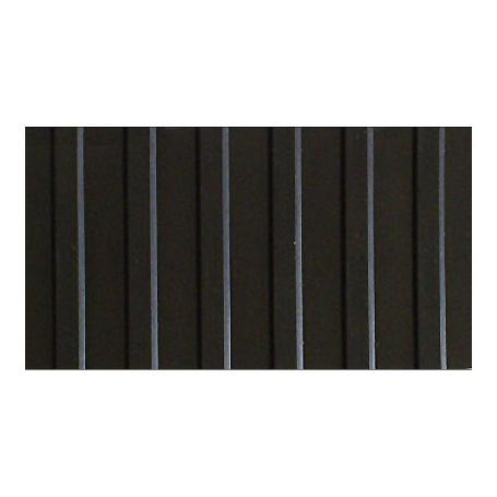 PAVIMENTO GOMA RAYA NEGRA 1,20 M X 3 MM